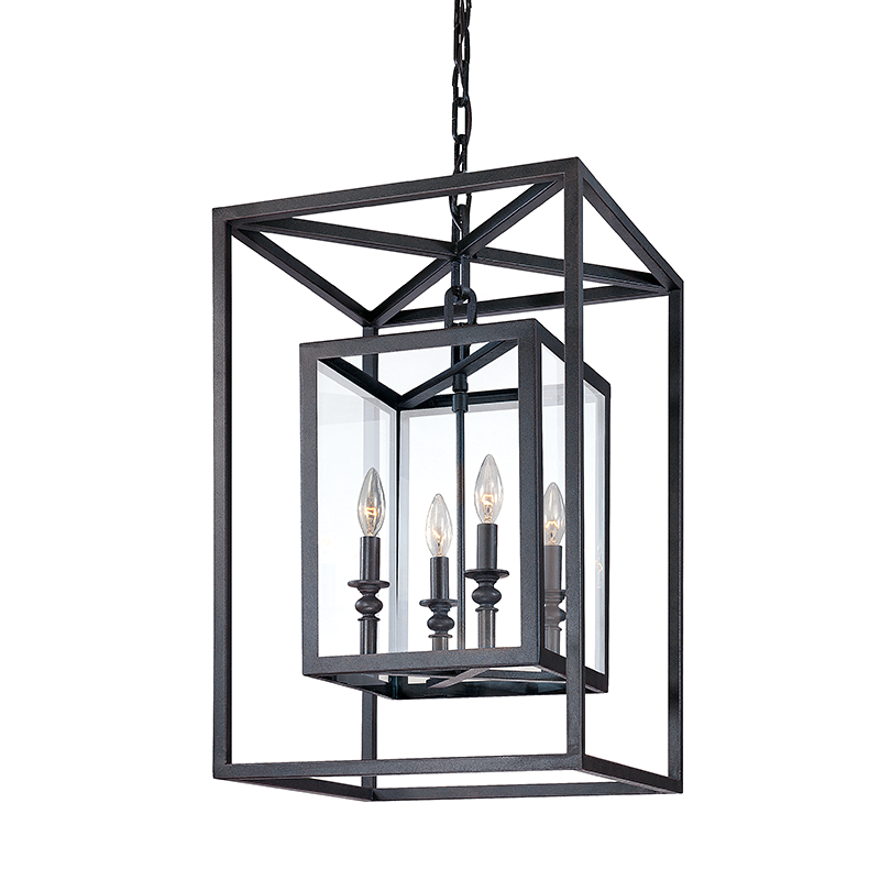 Graffiti Pendant In SILVER LEAF POLISHED STAINLESS Finish