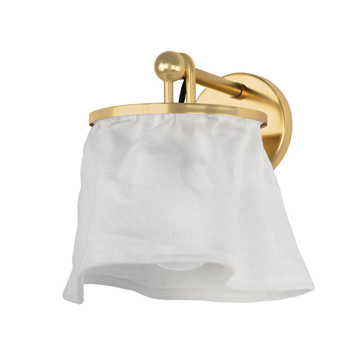 JALISSA Wall Sconce in AGED BRASS Finish