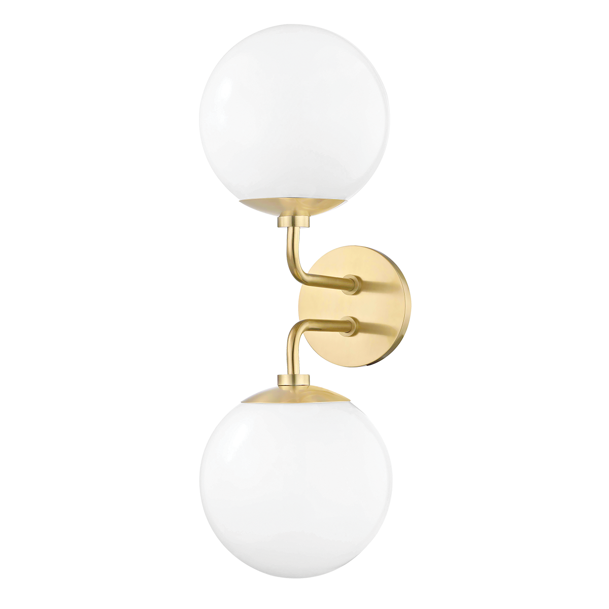 Stella Wall Sconce in Aged Brass Finish