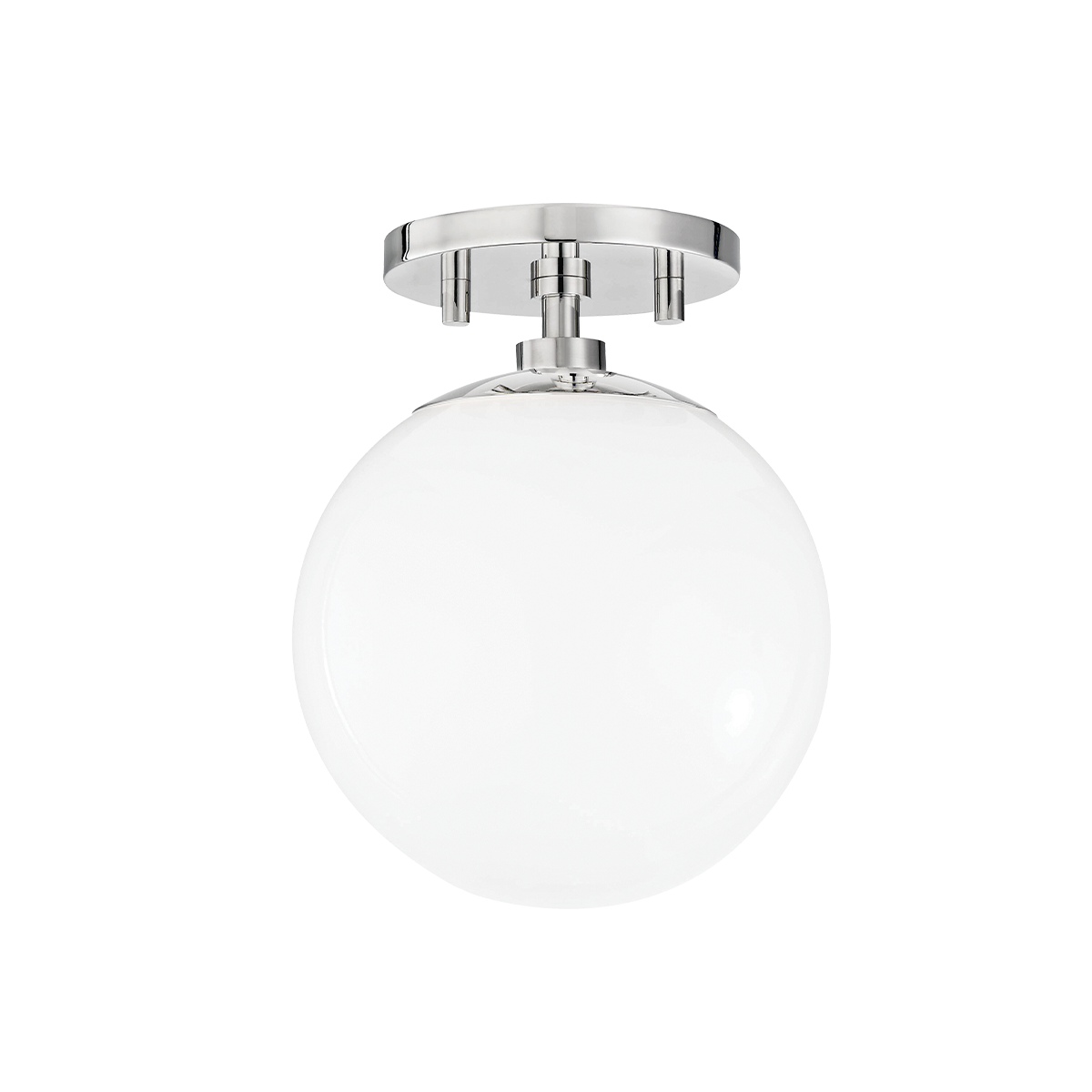 Stella Semi Flush in Polished Nickel Finish