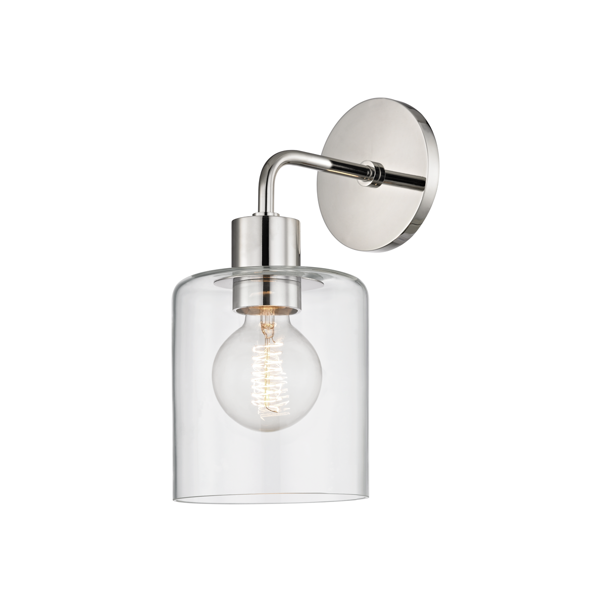 Neko Wall Sconce in Polished Nickel Finish