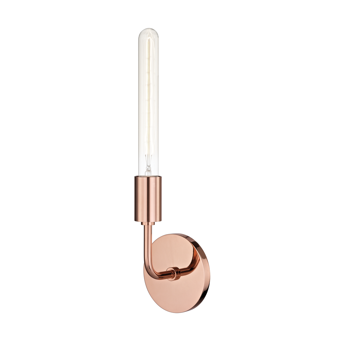 Ava Wall Sconce in Polished Copper Finish