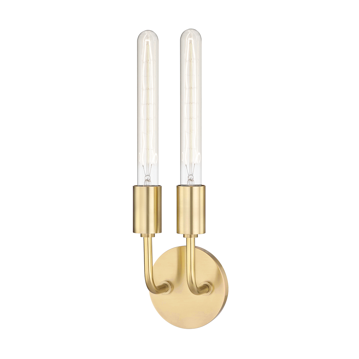 Ava Wall Sconce in Aged Brass Finish
