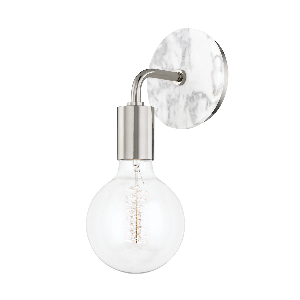 Chloe Wall Sconce in Polished Nickel Finish