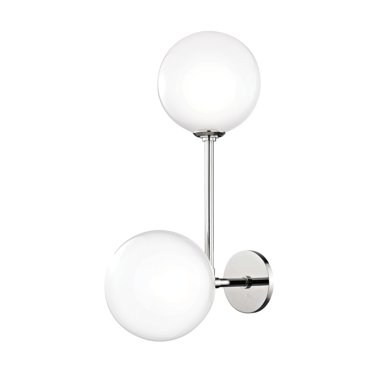 Ashleigh Wall Sconce in Polished Nickel Finish