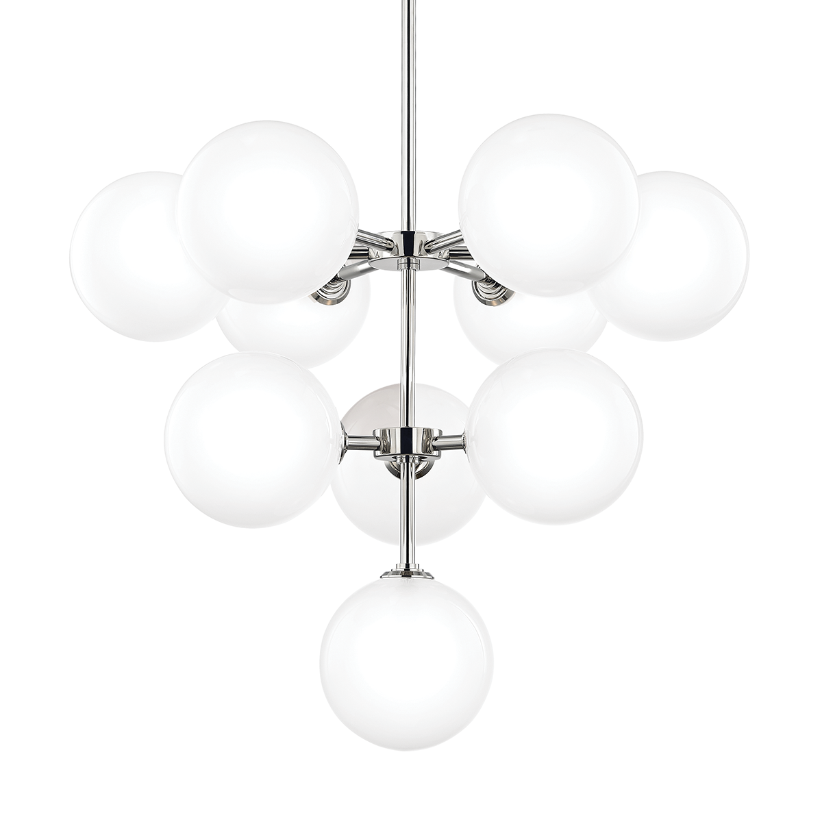 Ashleigh Chandelier in Polished Nickel Finish