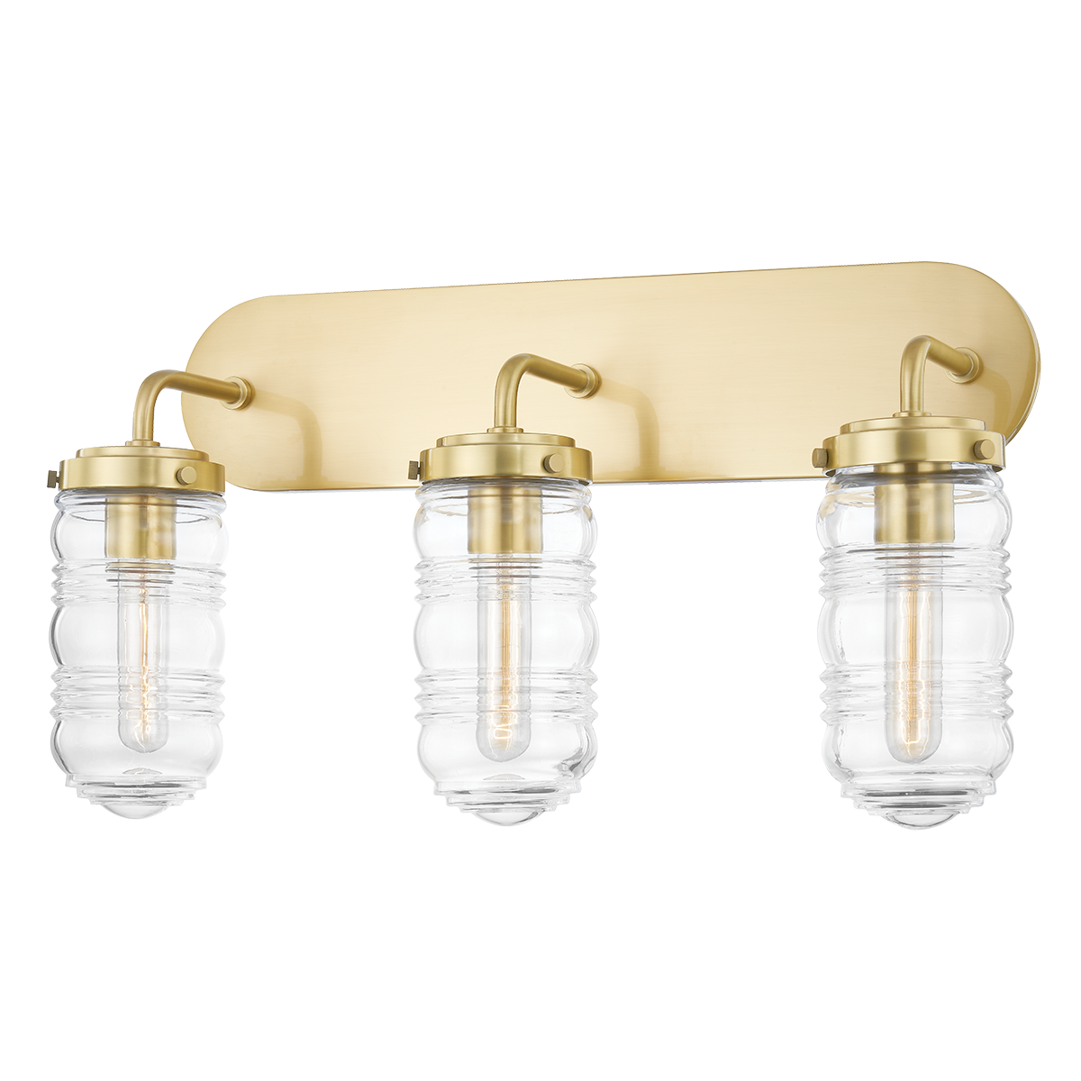 Clara Bath and Vanity in Aged Brass Finish