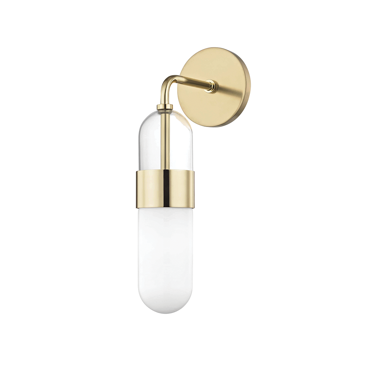 Emilia Wall Sconce in Polished Brass Finish