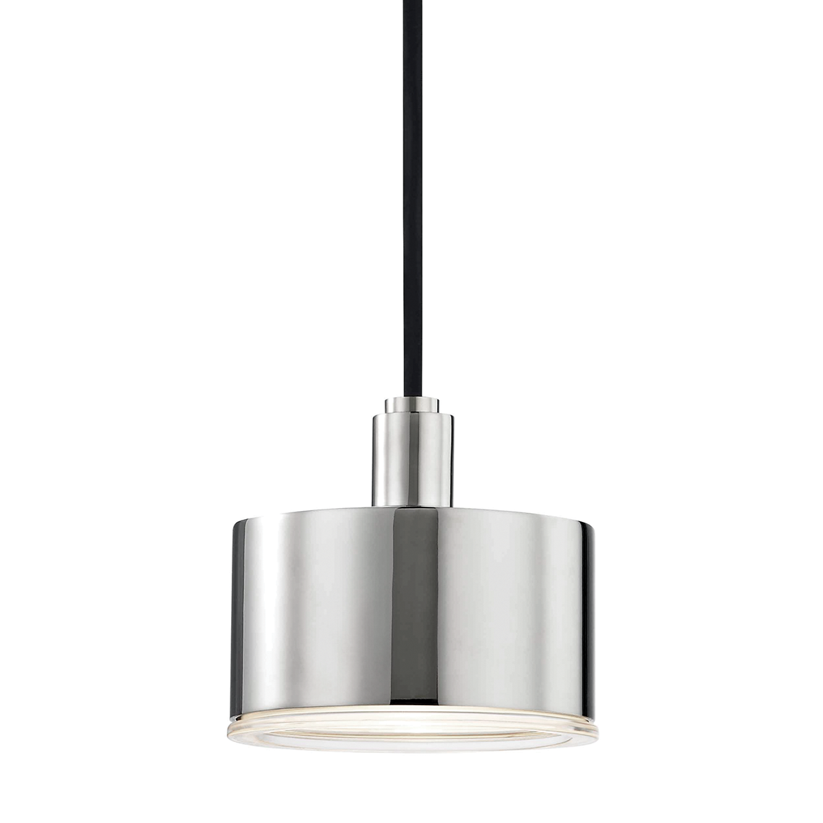 Nora Pendant in Polished Nickel Finish