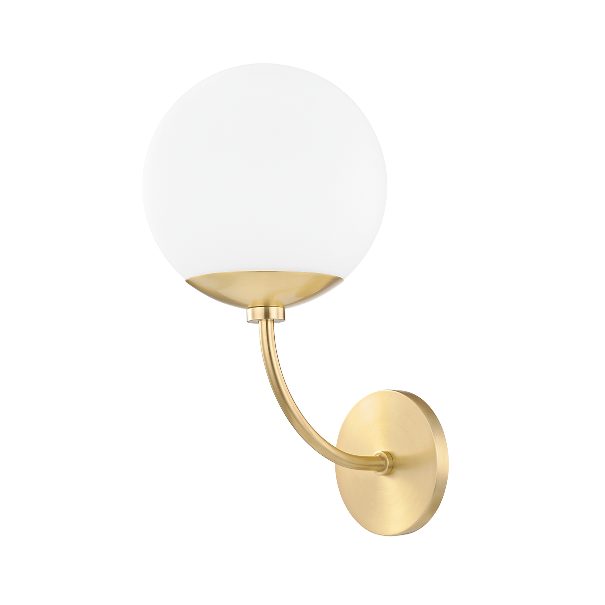 Carrie Wall Sconce in Aged Brass Finish