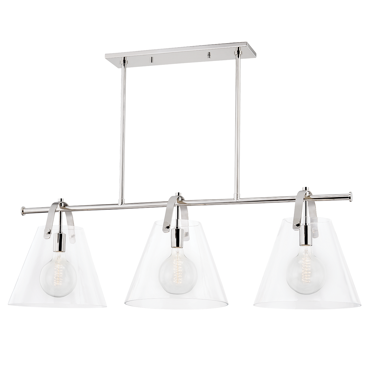 Karin Linear in Polished Nickel Finish