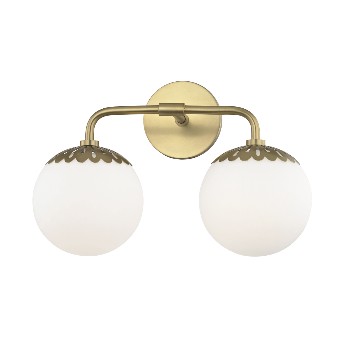 Paige Bath and Vanity in Aged Brass Finish