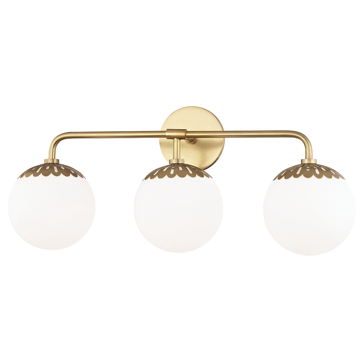 Paige Bath and Vanity in Aged Brass Finish