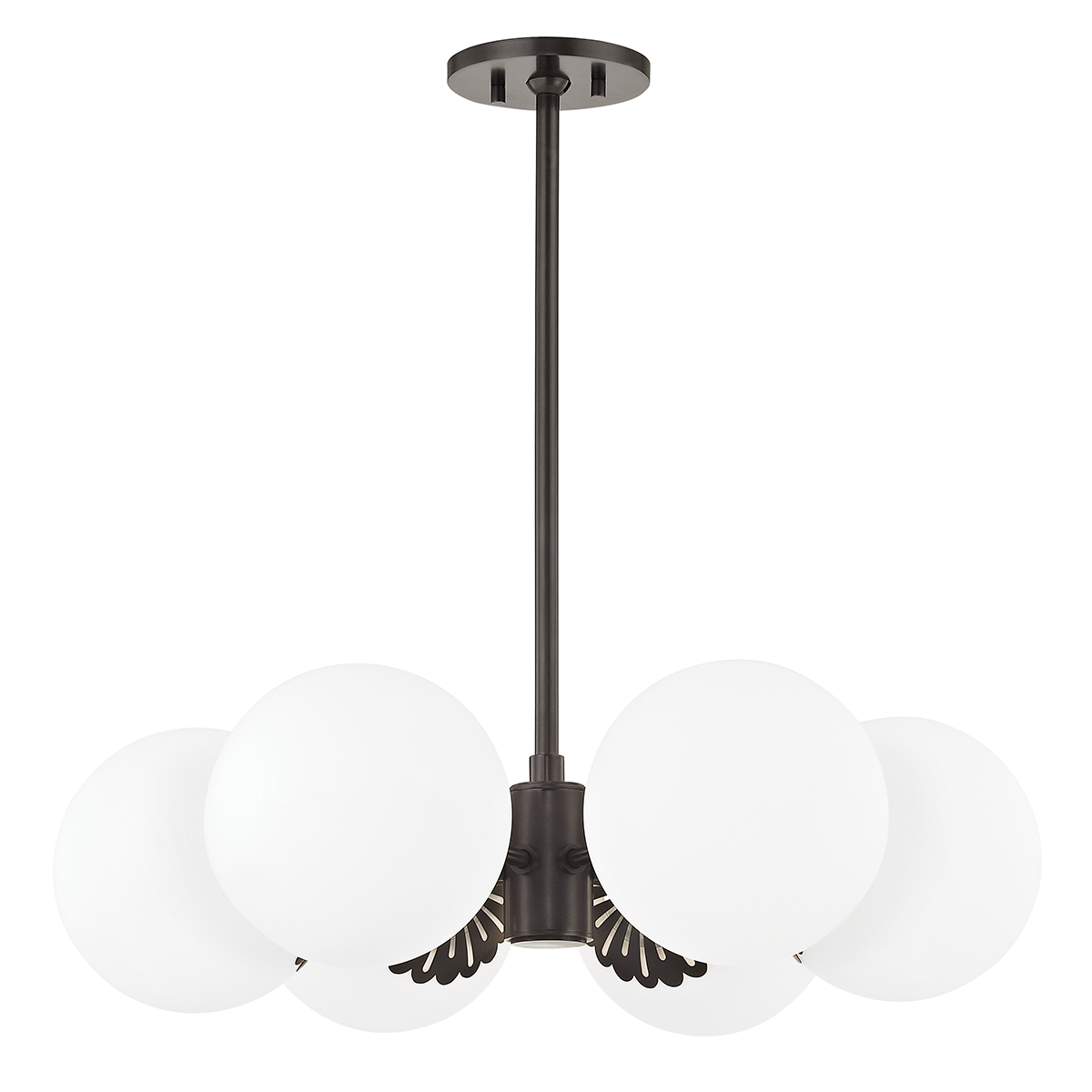 Paige Chandelier in Old Bronze Finish