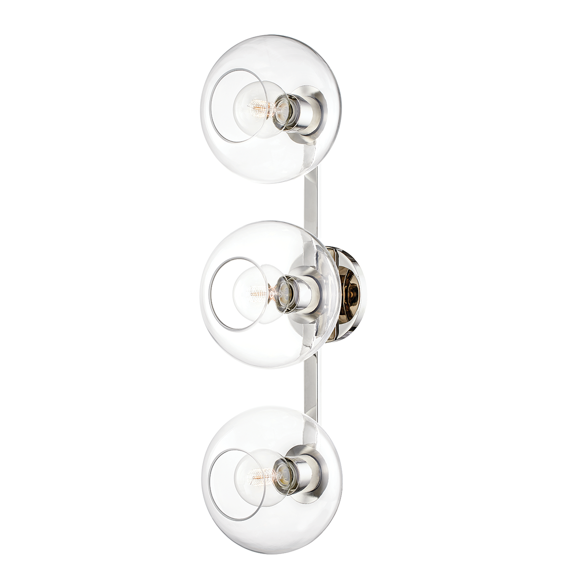 Margot Wall Sconce in Polished Nickel Finish