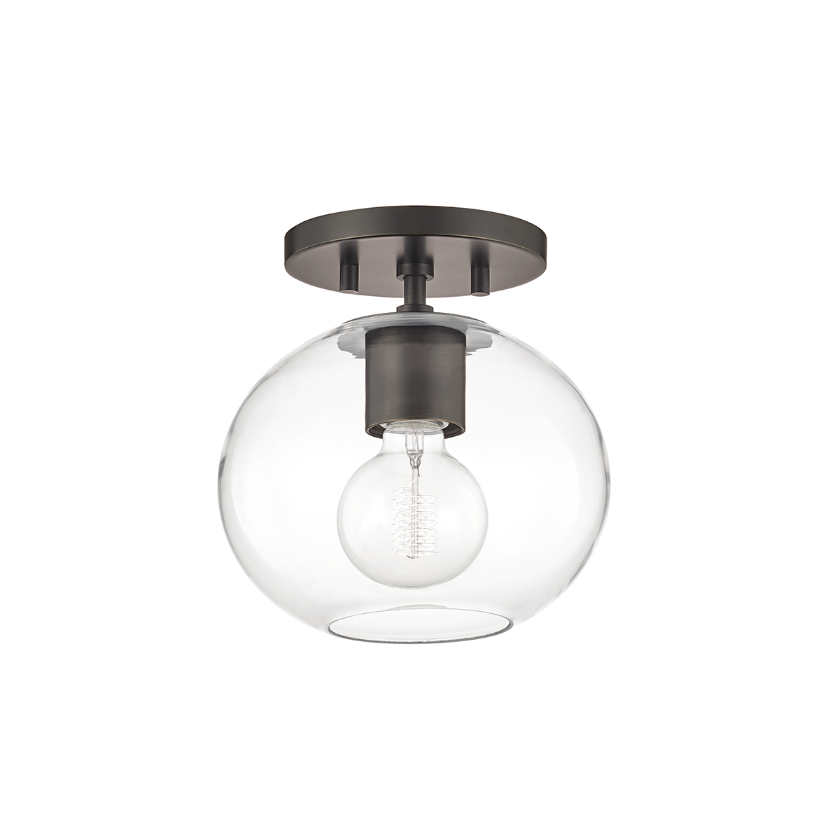Margot Semi Flush in Old Bronze Finish