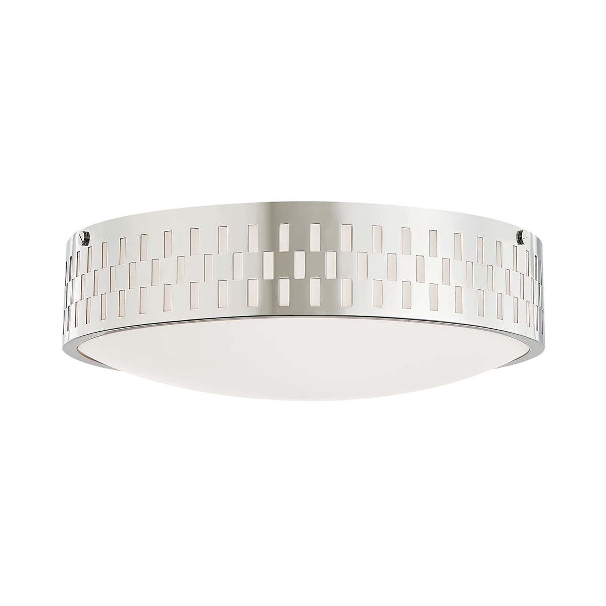 Phoebe Flush Mount in Polished Nickel Finish