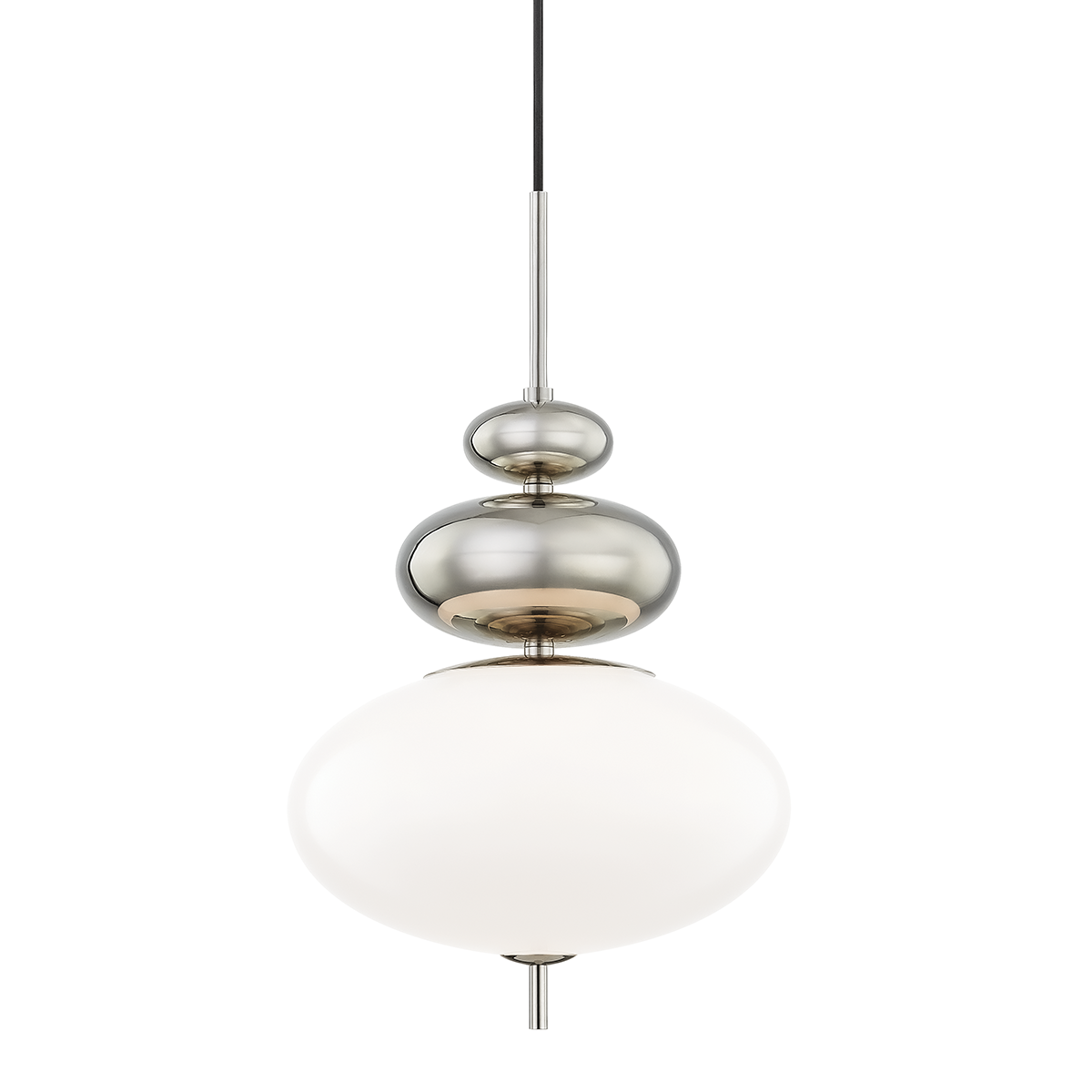 Elsie Pendant in Polished Nickel Finish