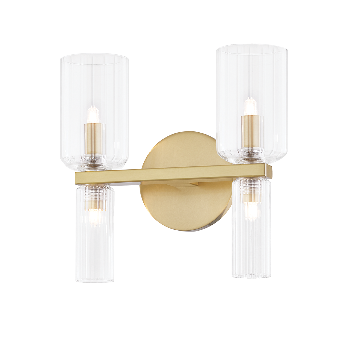 Tabitha Bath and Vanity in Aged Brass Finish