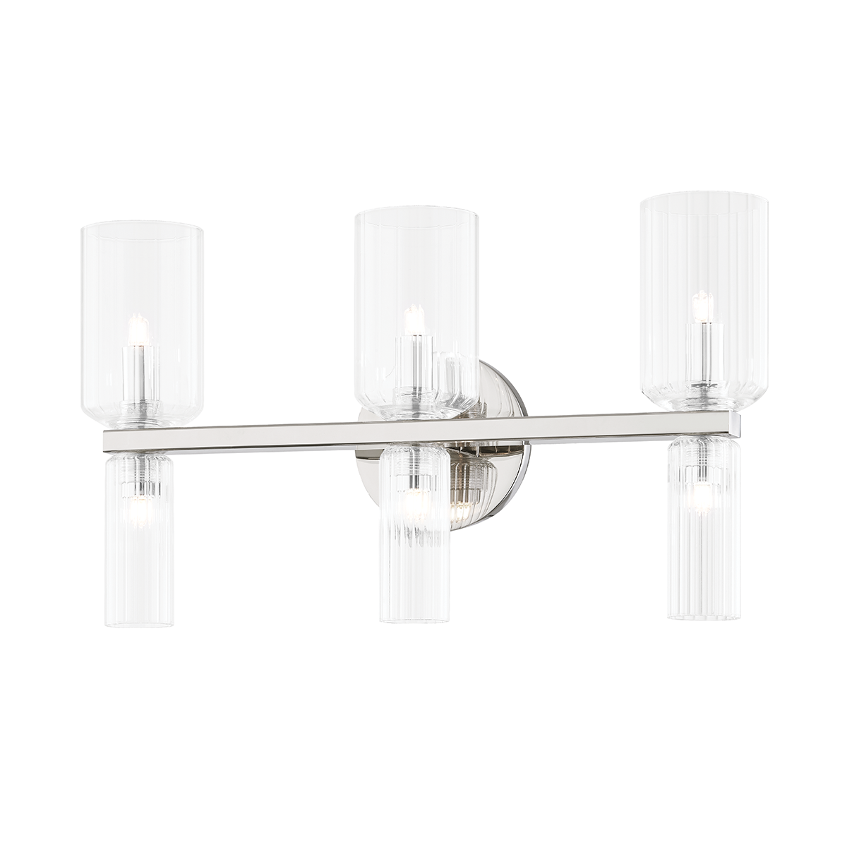 Tabitha Bath and Vanity in Polished Nickel Finish