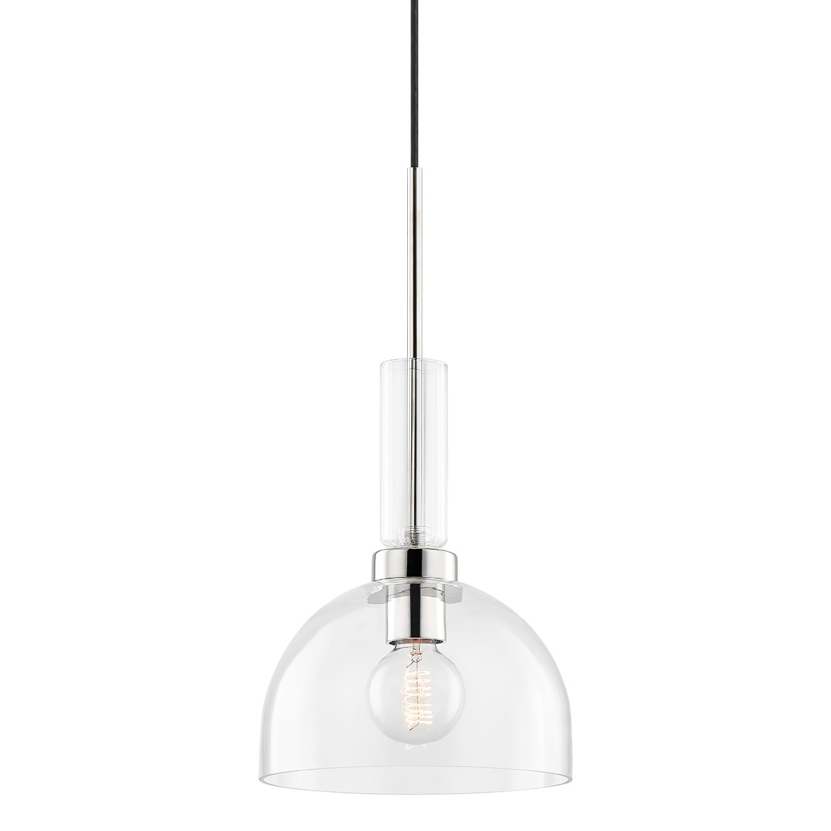 Tabitha Pendant in Polished Nickel Finish