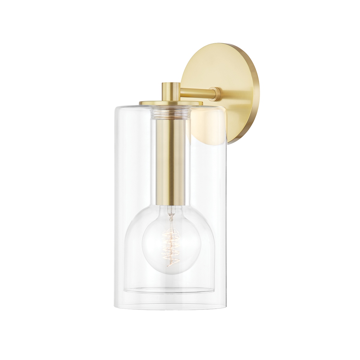 Belinda Wall Sconce in Aged Brass Finish