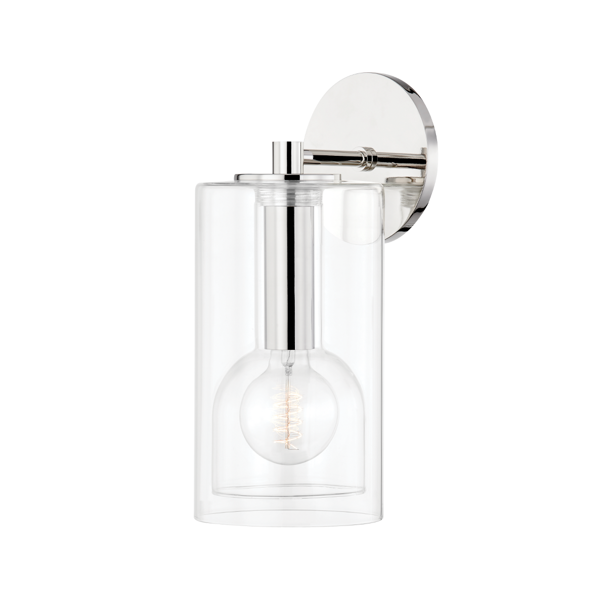 Belinda Wall Sconce in Polished Nickel Finish