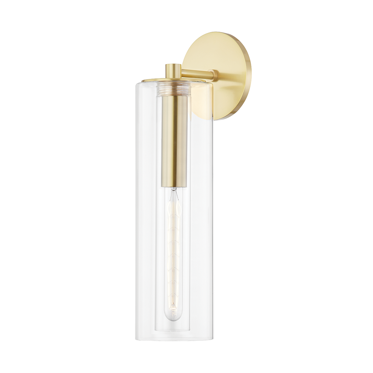 Belinda Wall Sconce in Aged Brass Finish