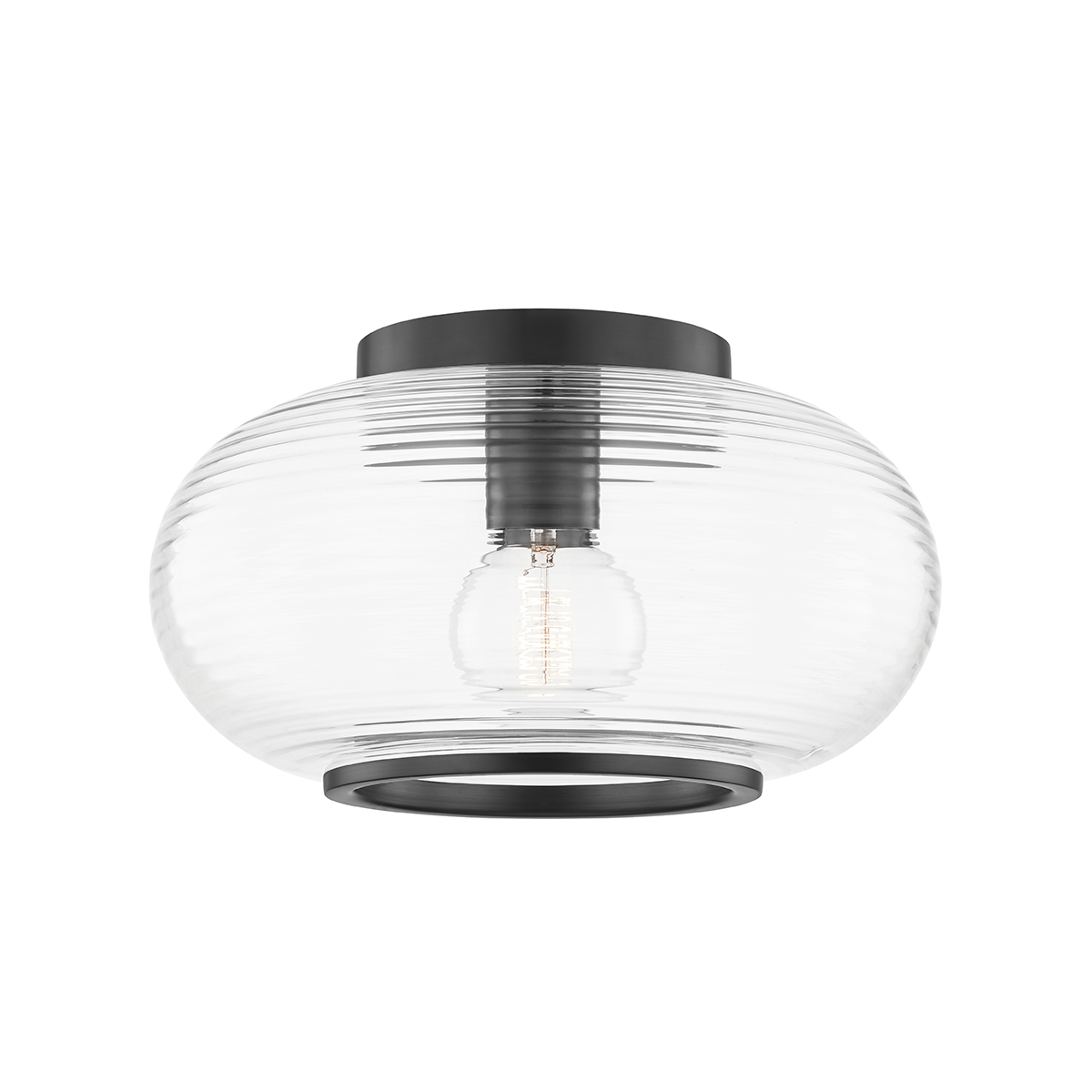 Maggie Flush Mount in Old Bronze Finish