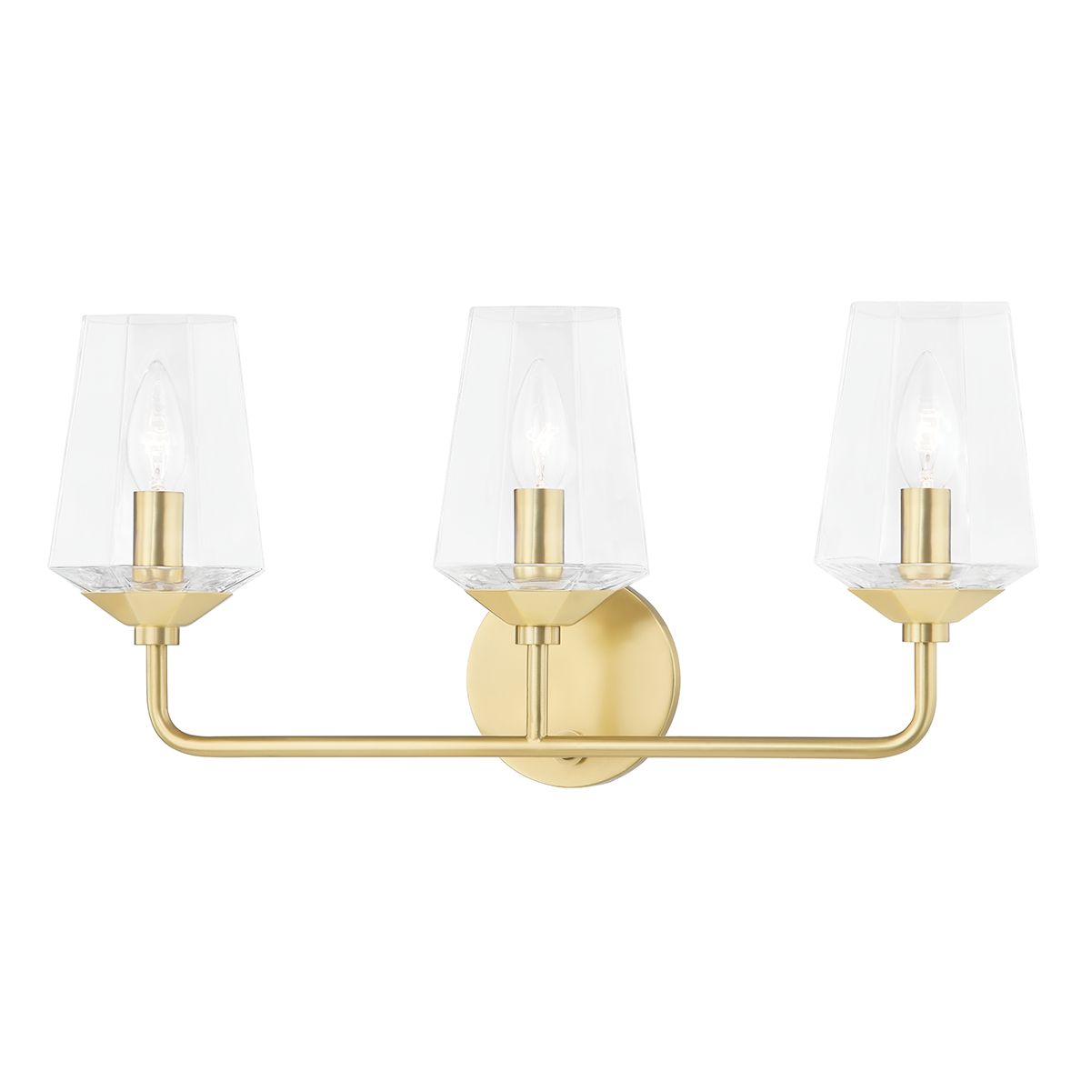 Kayla Bath and Vanity in Aged Brass Finish
