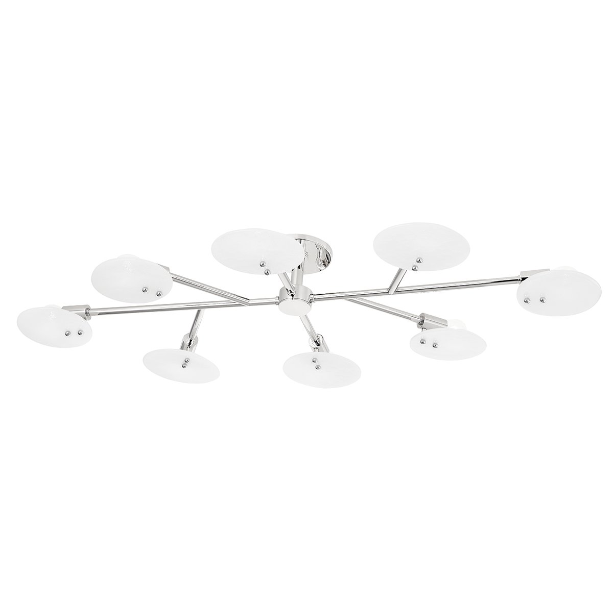Giselle Semi Flush in Polished Nickel Finish