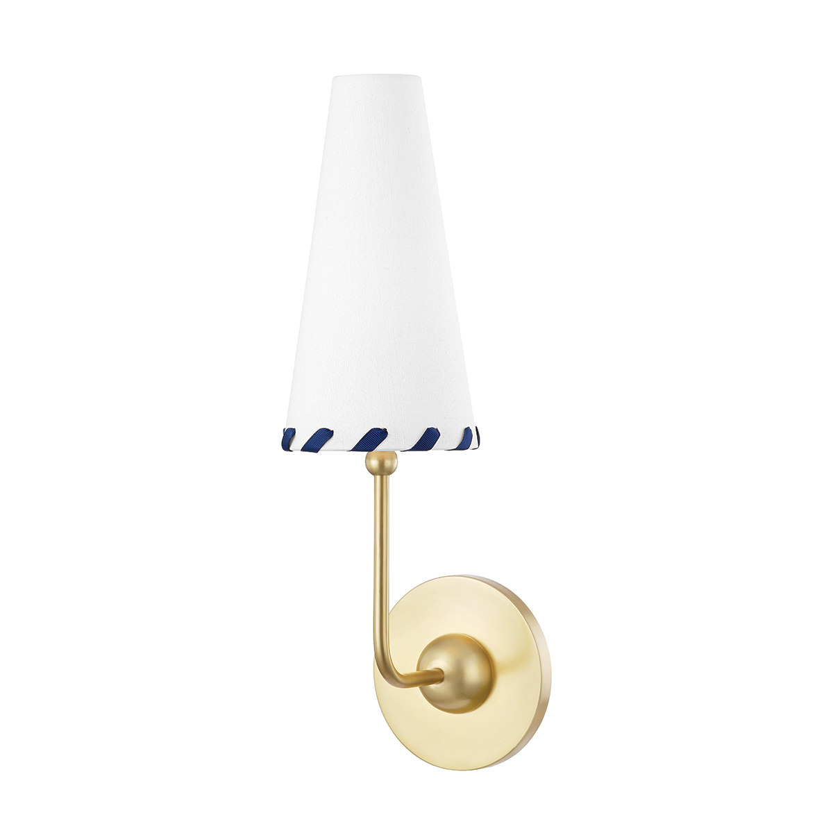 Cassie Wall Sconce in Aged Brass Finish