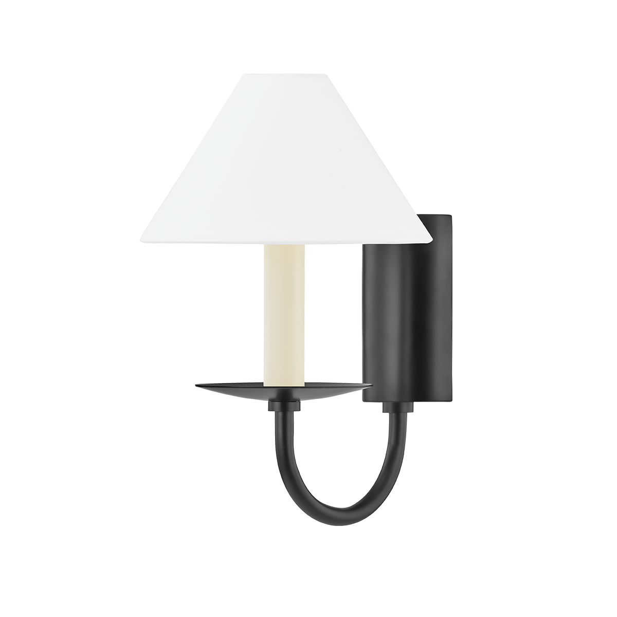 Lenore Wall Sconce in Soft Black Finish