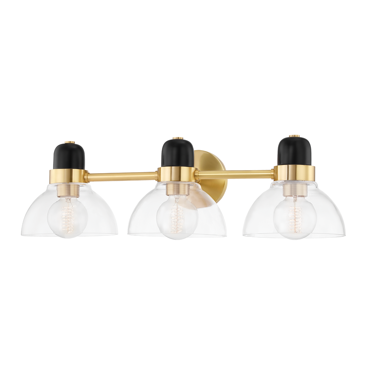 Camile Bath and Vanity in Aged Brass Finish