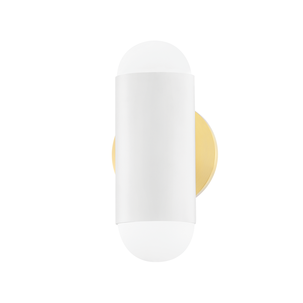 Kira Wall Sconce in Aged Brass/soft White Combo Finish