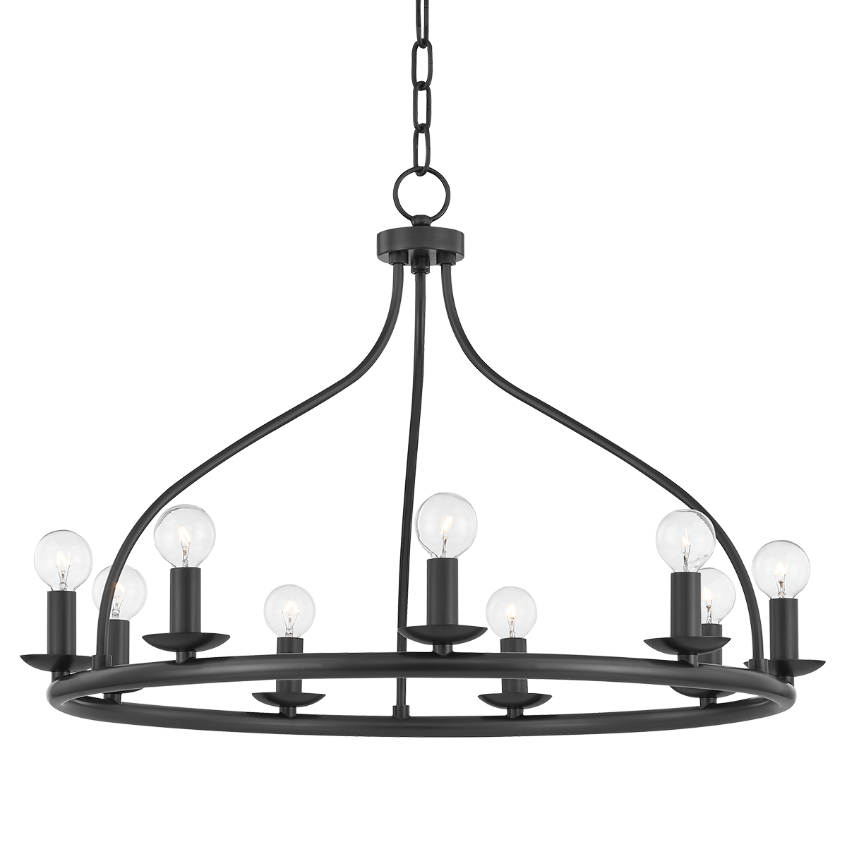 Kendra Chandelier in Old Bronze Finish