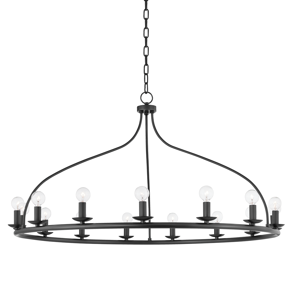 Kendra Chandelier in Old Bronze Finish