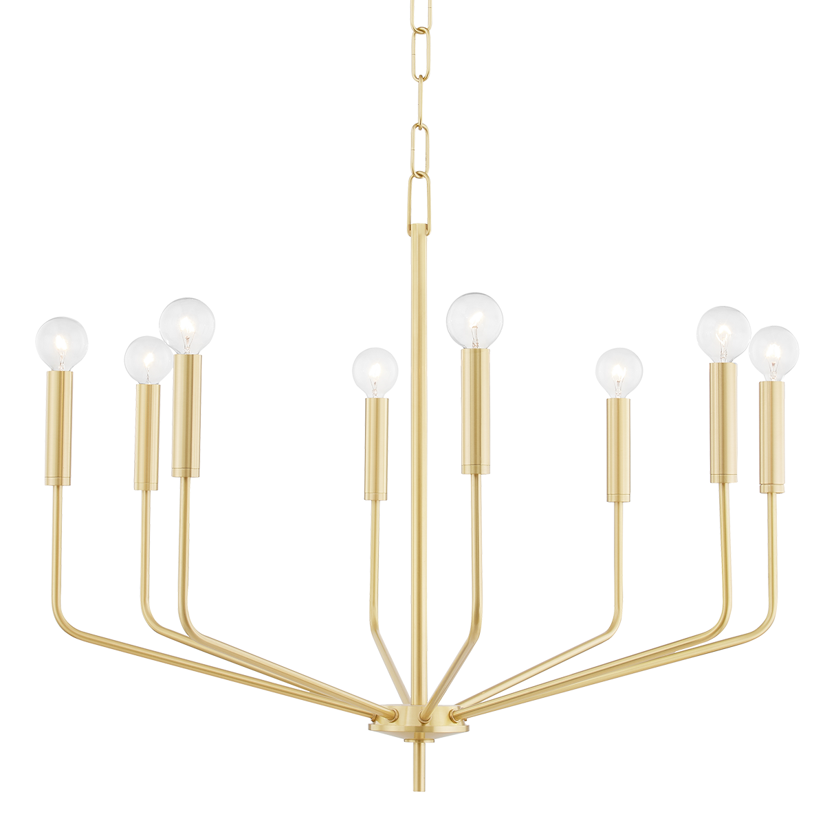 Bailey Chandelier in Aged Brass Finish