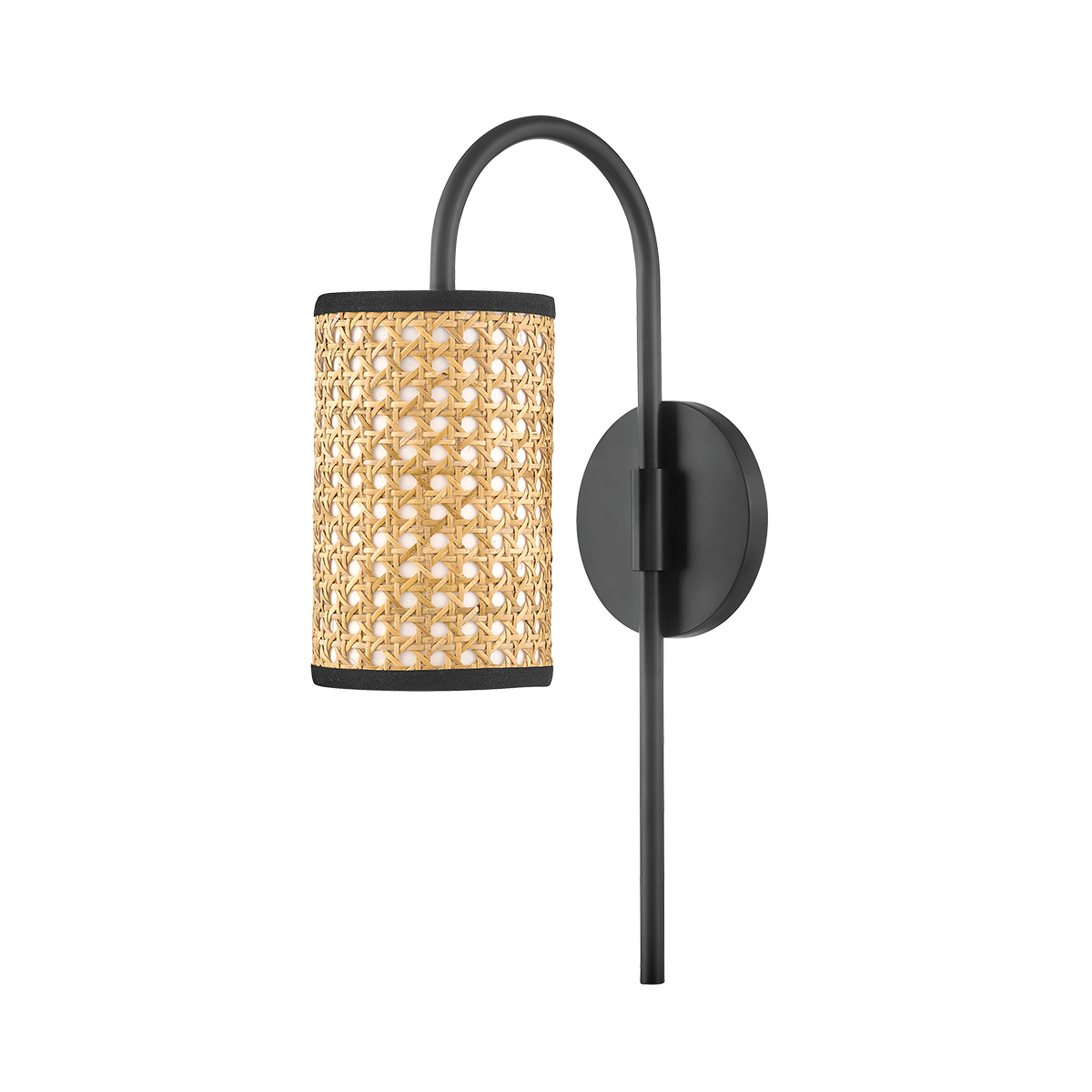 Dolores Wall Sconce in Soft Black Finish