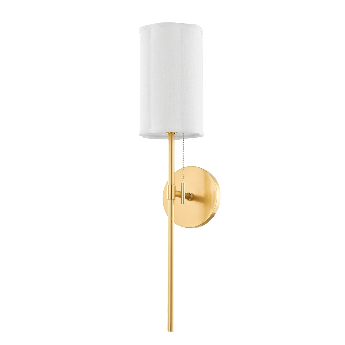 FAWN Wall Sconce in Aged Brass Finish