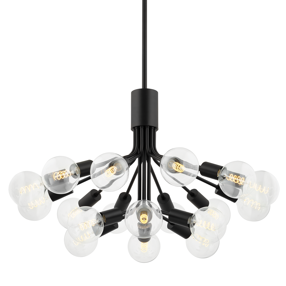 DREA Chandelier in Soft Black Finish