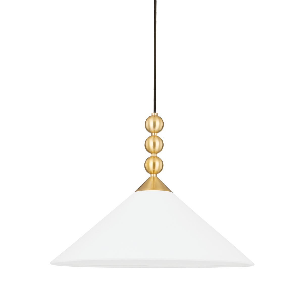 Sang Pendant in Aged Brass Finish