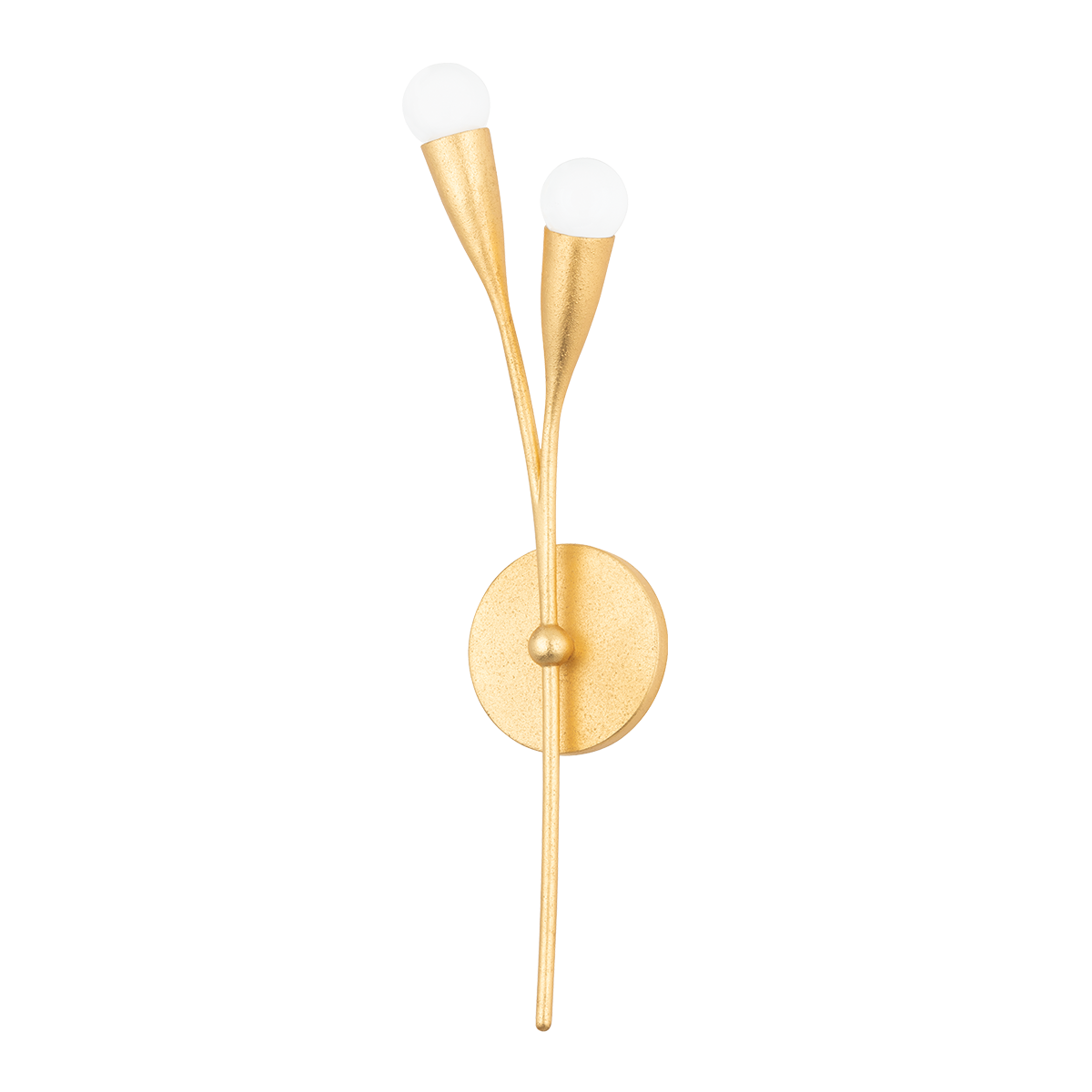 Elsa Wall Sconce in Gold Leaf Finish