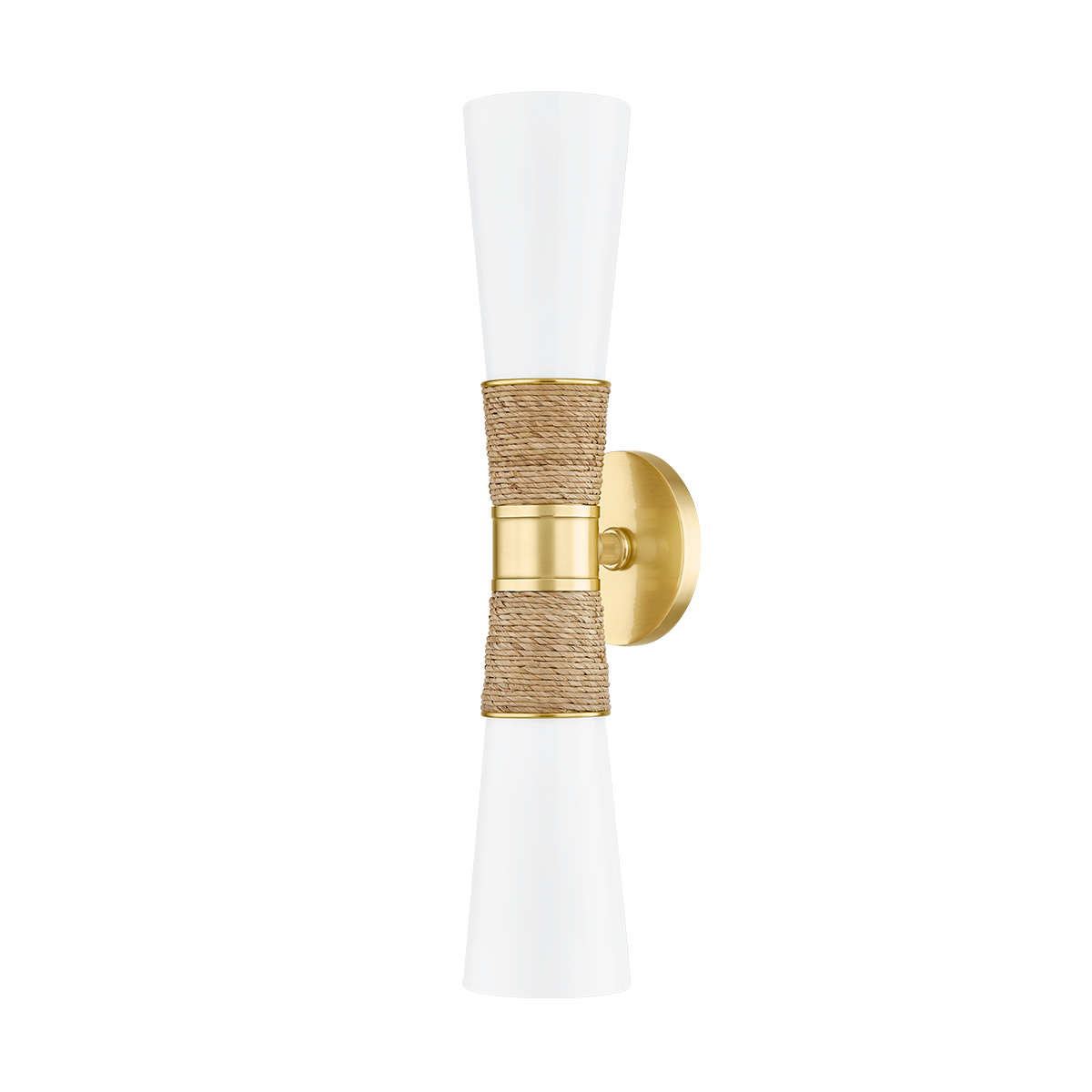 MICA Wall Sconce in AGED BRASS Finish