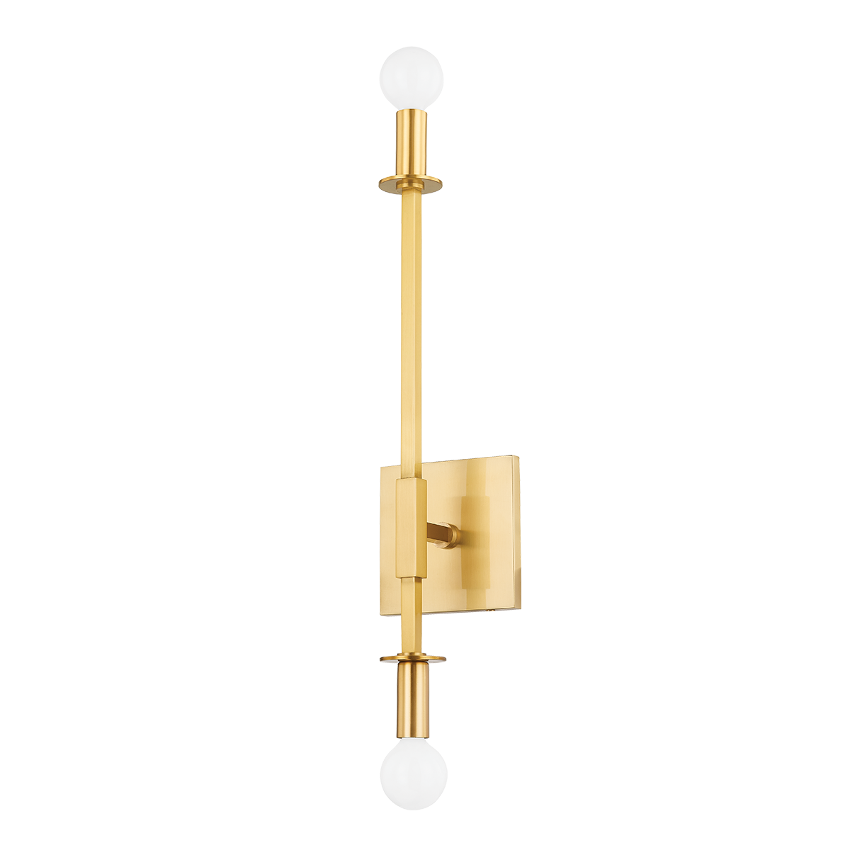 MILANA Wall Sconce in Aged Brass Finish