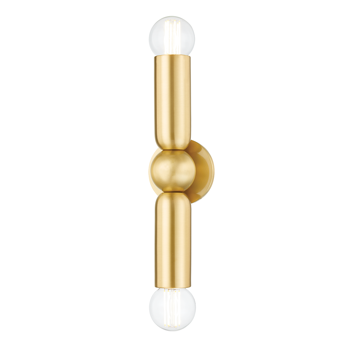 LOLLY Wall Sconce in Aged Brass Finish