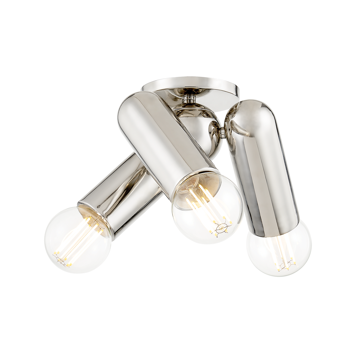 LOLLY Flush Mount in Polished Nickel Finish