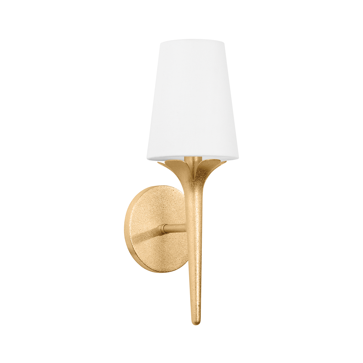 EMILY Wall Sconce in Gold Leaf Finish