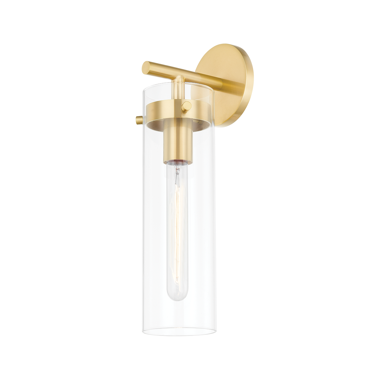 HAISLEY Wall Sconce in Aged Brass Finish