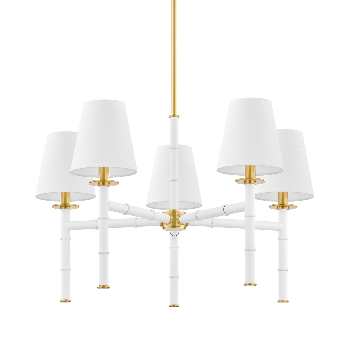 BANYAN Chandelier in Aged Brass Finish